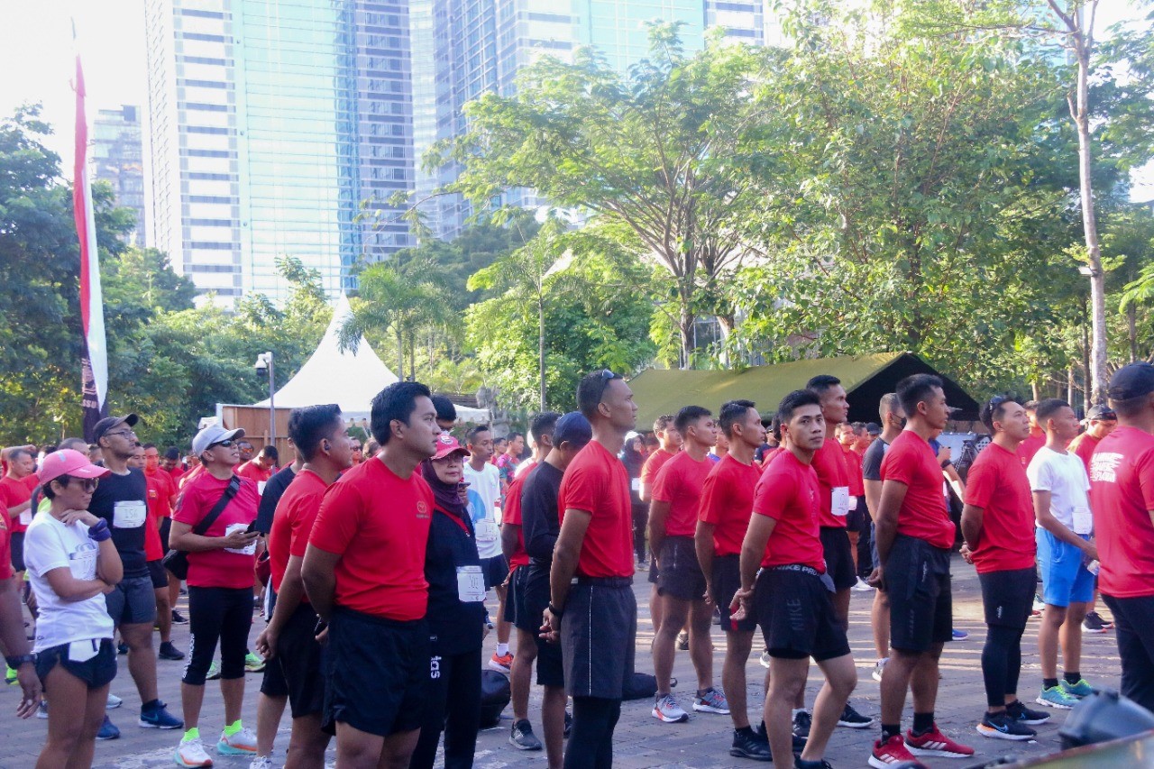 Olahraga Bersama Kopassus