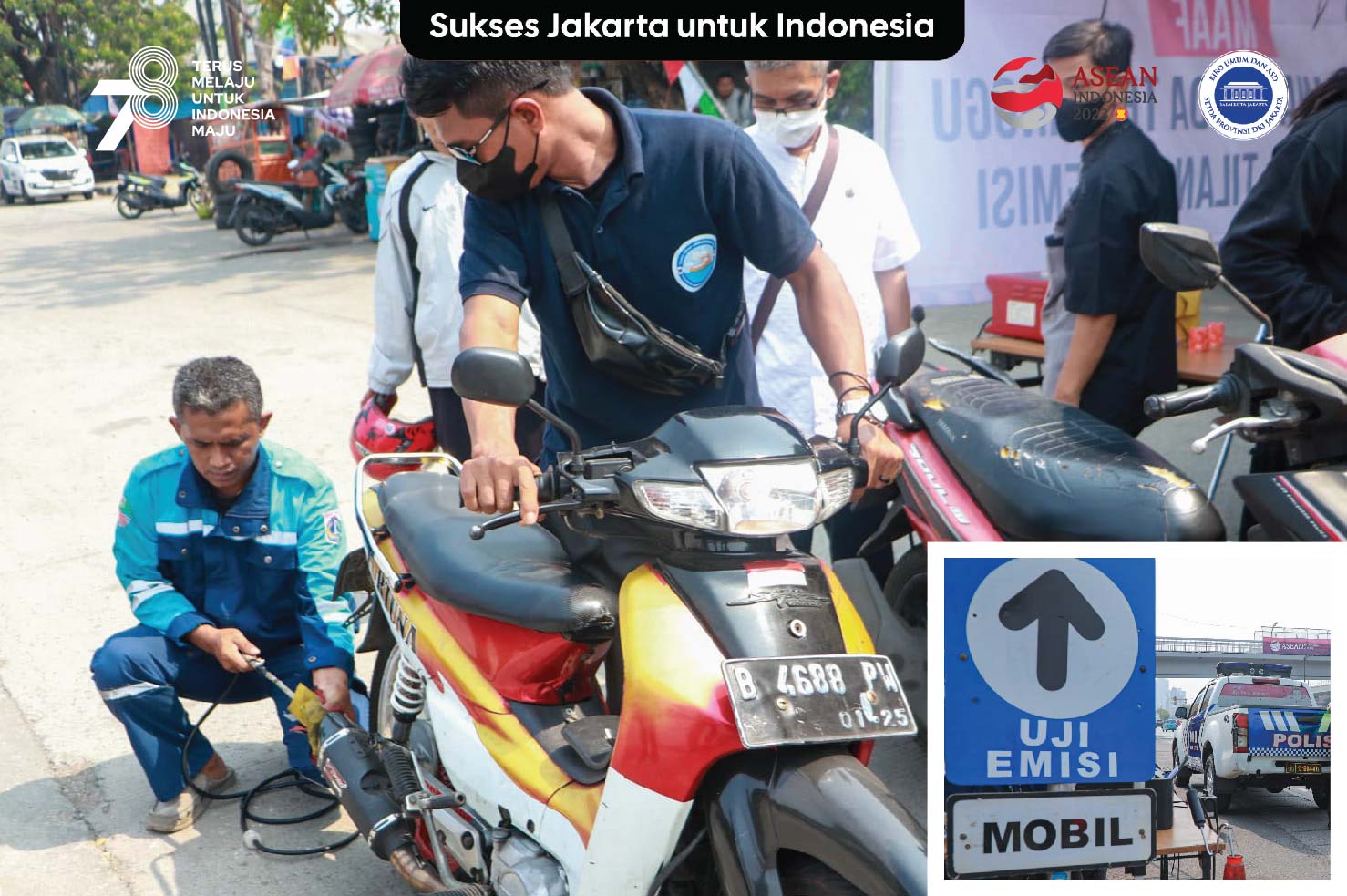 Jadikan Udara Sehat, Pemprov DKI Gandeng Astra Gelar Uji Emisi Kendaraan Pelanggan