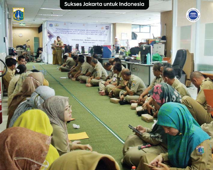 Pengembangan wawasan keagamaan Islam di lingkungan  Biro Umum dan ASD Setda DKI Jakarta, Senin 20/03/2023