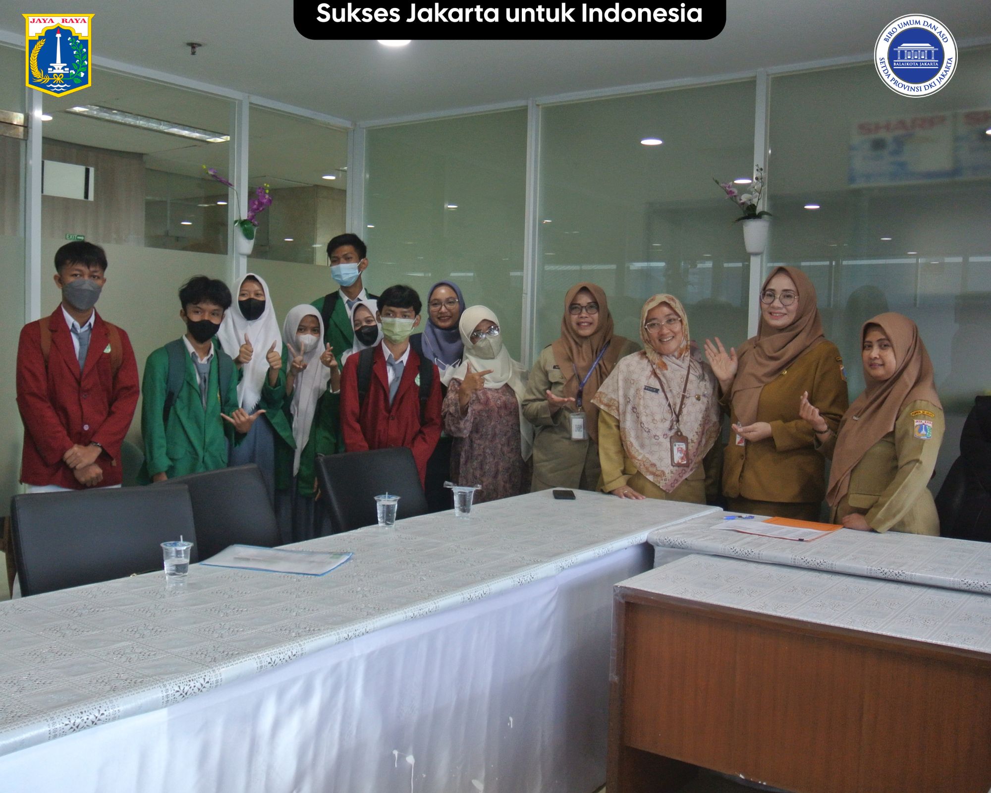 Penerimaan Praktek Kerja Lapangan di Biro Umum dan ASD Siswa-Siswi SMK Islam Al-Ihsan dan SMK Ma'arif, Jakarta 06/03/2023