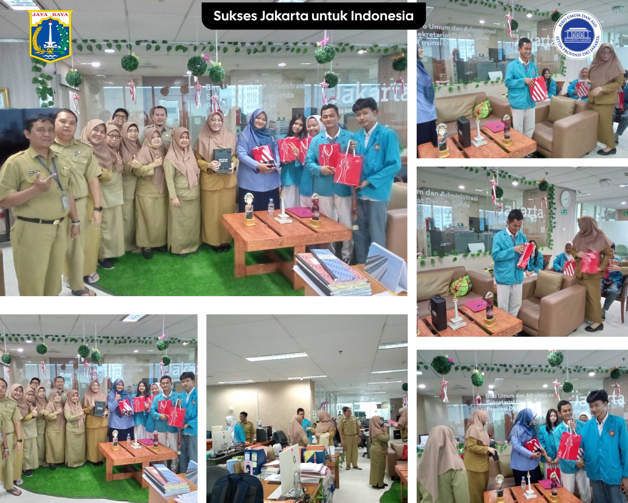 Pelepasan Siswa Praktek Kerja Lapangan Industri SMK Tanjung di Biro Umum dan ASD, Jakarta 06/03/2023 N