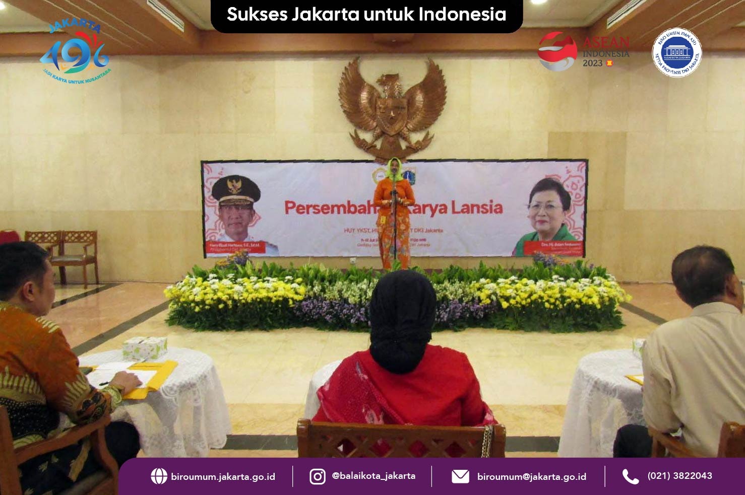 Persembahan Karya Lansia di Balaikota DKI Jakarta, 11- 12 Juli 2023