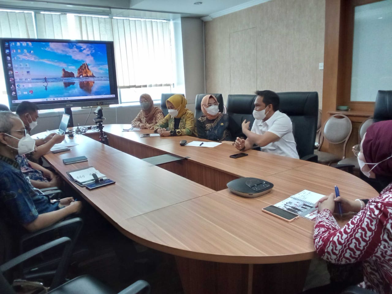 Kunjungan Pemprov Kalimatan Timur ke Biro Umum dan Administrasi Setda DKI Jakarta, 08122022