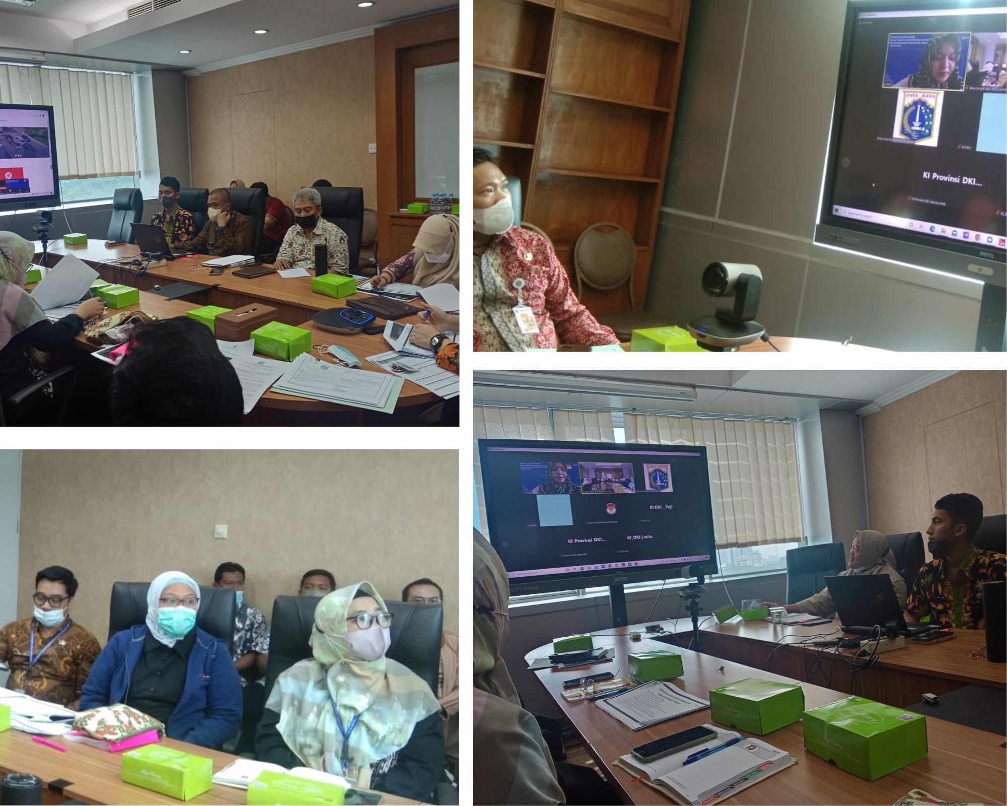 Zoom Meeting Presentasi PPID Biro Umum & Administrasi dan Komisi Informasi Provinsi DKI Jakarta 20 Oktober 2022